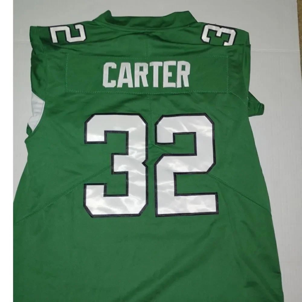 On Field New York Jets NLF Mens Pre-owned Green #32 Carter Jersey - sz. Med. - Picture 2 of 3